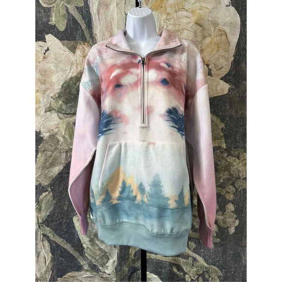 Anthropologie x Pilcro Half-Zip Pullover Sweatshirt Size M - Picture 6 of 9